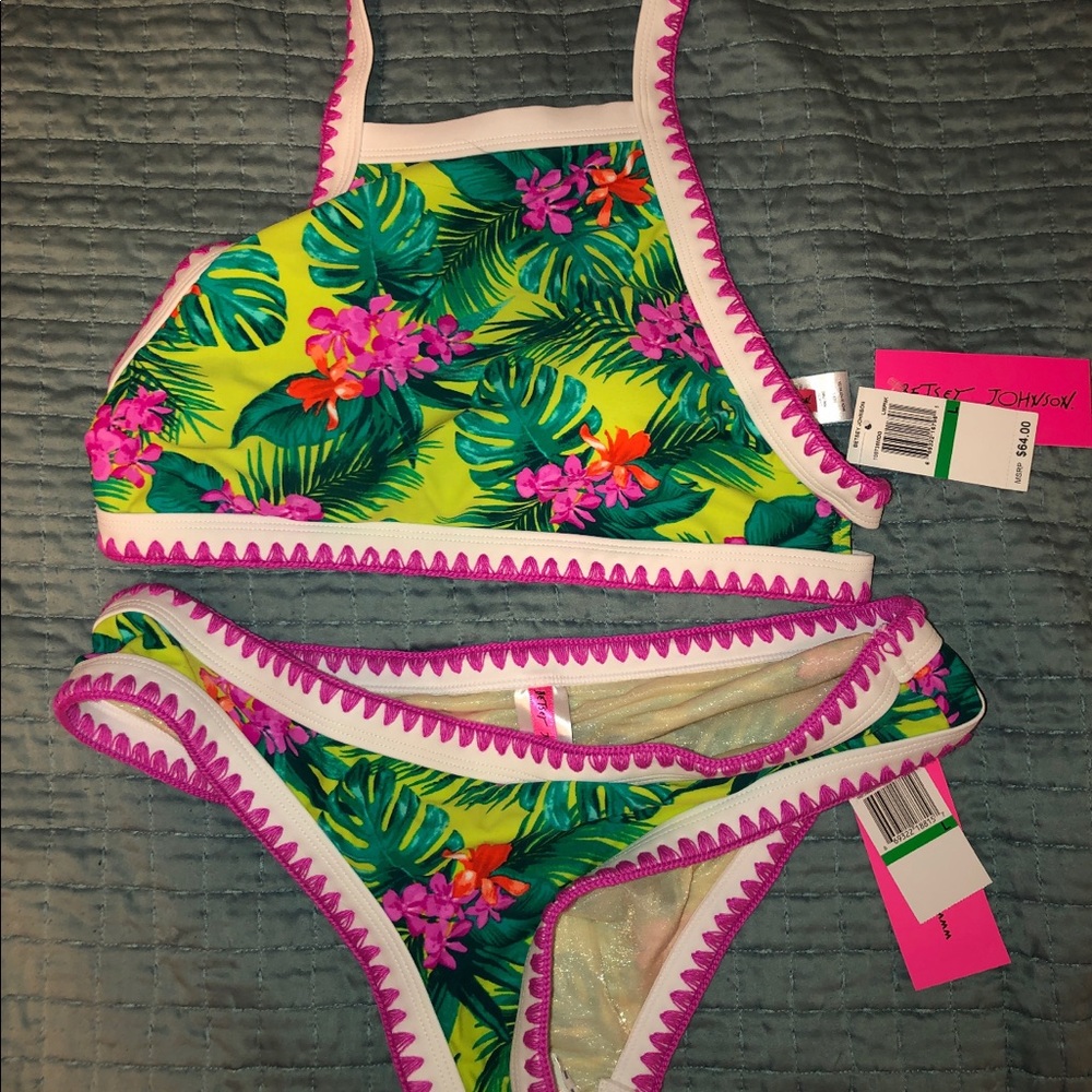 NWT Betsey Johnson “Tropical Escape” Bikini